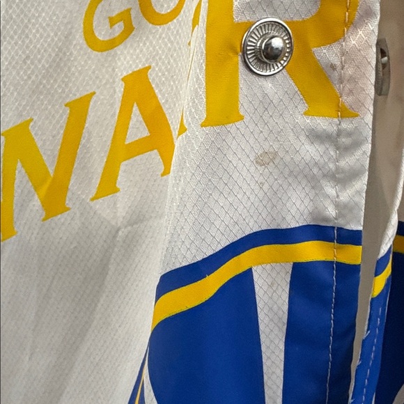 NBA Golden State Warriors UNK Lightweight Windbreaker Jacket Size Small - Picture 5 of 12